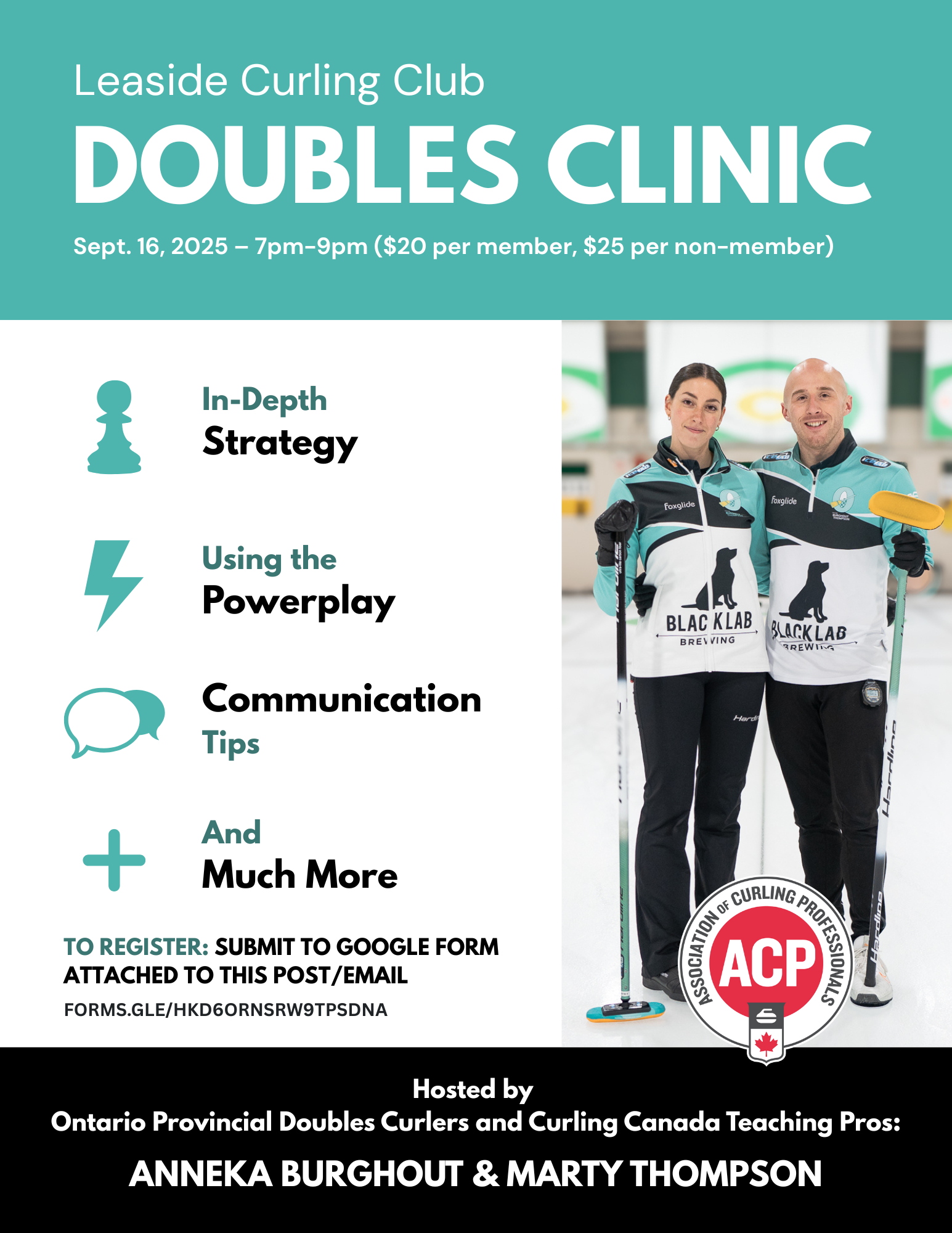 Doubles Clinic at Leaside